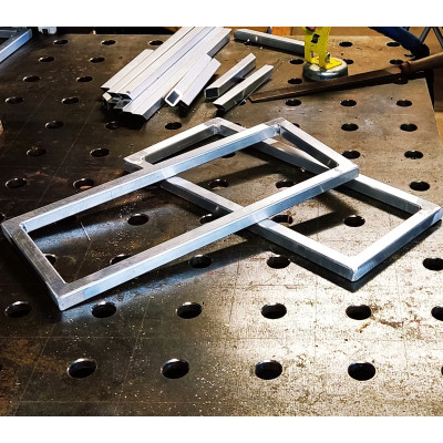 Welding of aluminium frames