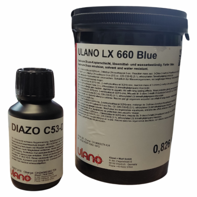 ULANO LX 660 Blue + Diazo C 53-D