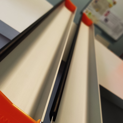 Aluminium gutter 75cm with TRAPEZ sides