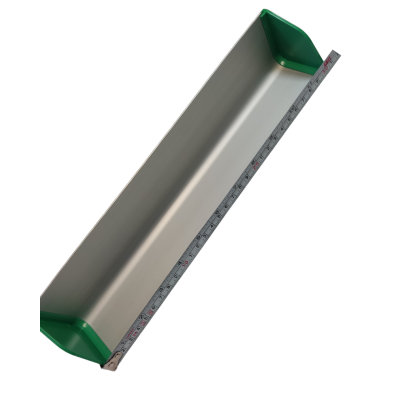 Aluminiowa rynienka do nakładania emulsji 30cm (z boczkami) – zestaw