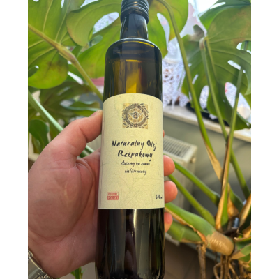 Olej rzepakowy tłoczony na zimno