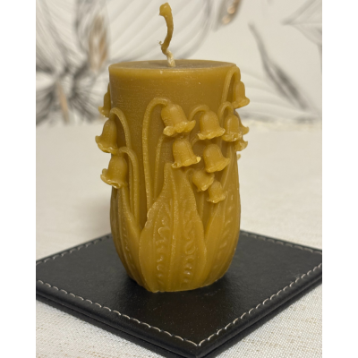 "Konwalia"  Świece z naturalnego wosku pszczelego