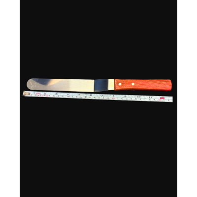 Szpatułka ze stali nierdzewnej zakrzywiona