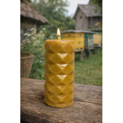 "Rąb światowit"  Świece z naturalnego wosku pszczelego